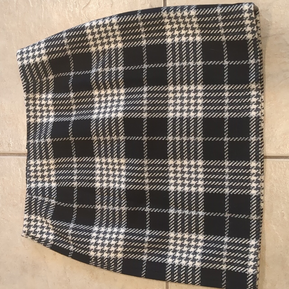 Eddie Bauer Wool Blend Plaid Skirt Size 12
